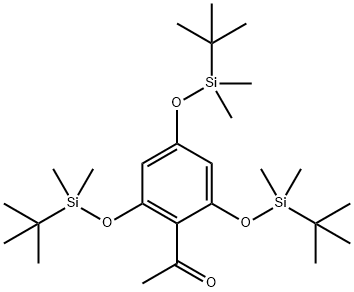 Ethanone, 1-[2,4,6-tris[[(1,1-dimethylethyl)dimethylsilyl]oxy]phenyl]-,265975-36-8,结构式