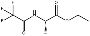 Ethyl N-(trifluoroacetyl)-2-aminopropanoate Struktur