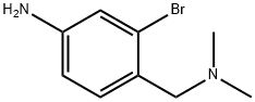3-Bromo-4-[(dimethylamino)methyl]aniline Struktur