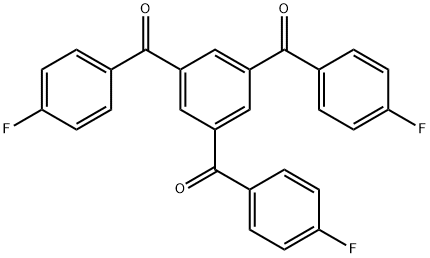 Methanone, 1,1',1''-(1,3,5-benzenetriyl)tris[1-(4-fluorophenyl)- Structure