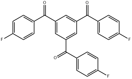 Methanone, 1,1',1''-(1,3,5-benzenetriyl)tris[1-(4-fluorophenyl)- 化学構造式