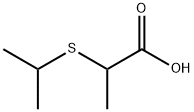 2-(propan-2-ylsulfanyl)propanoic acid Struktur