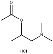 2-(Dimethylamino)-1-methylethyl Ester Acetic Acid Hydrochloride,26929-44-2,结构式