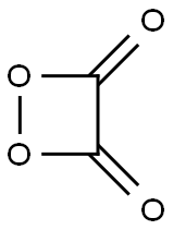 1,2-Dioxete-3,4-dione Structure