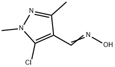 N-[(5-chloro-1,3-dimethyl-1H-pyrazol-4-yl)methylidene]hydroxylamine 结构式