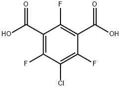 1,3-Benzenedicarboxylic acid, 5-chloro-2,4,6-trifluoro- 化学構造式