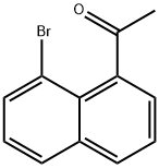 1-(8-溴-1-萘基)乙酮, 271572-76-0, 结构式