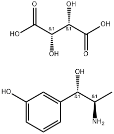 Metaraminol Enantiomer (25 mg) (3-[(1S,2R)-2-Amino-1-hydroxypropyl]phenol D-tartrate) Struktur