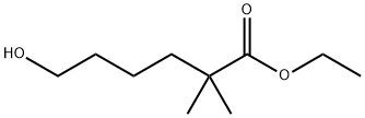 Hexanoic acid, 6-hydroxy-2,2-dimethyl-, ethyl ester 化学構造式