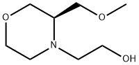 4-Morpholineethanol, 3-(methoxymethyl)-, (3R)- Structure