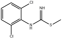 1-(2,6-dichlorophenyl)-2-methyl-Isothiourea 化学構造式