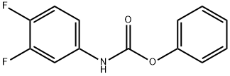 Carbamic acid, (3,4-difluorophenyl)-, phenyl ester (9CI) Structure