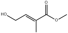 2-Butenoic acid, 4-hydroxy-2-methyl-, methyl ester, (2E)- Structure