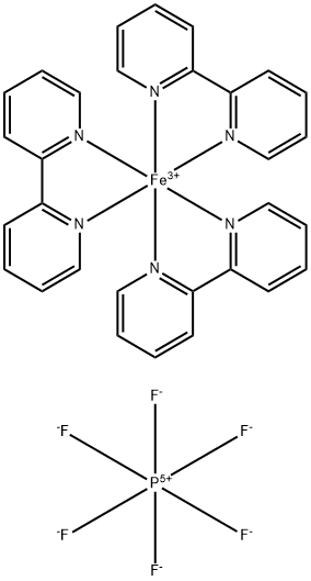 TRIS(2,2'-BIPYRIDINE)IRON(III) HEXAFLUOR O-PHOSPHATE, 90 结构式
