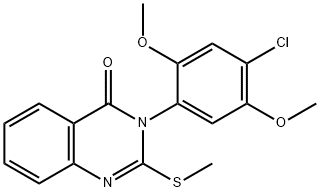 2-(4-Chloro-2,5-dimethoxy-phenyl)-3-methylsulfanyl-2H-isoquinolin-1-one Structure