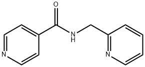 N-(pyridin-2-ylmethyl)isonicotinamide 结构式