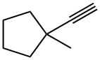 1-乙炔基-1-甲基环戊烷, 28509-11-7, 结构式