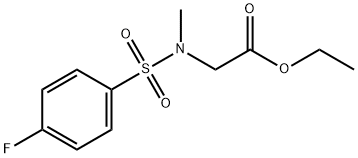 Glycine, N-[(4-fluorophenyl)sulfonyl]-N-methyl-, ethyl ester