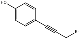 Phenol, 4-(3-bromo-1-propyn-1-yl)- Structure