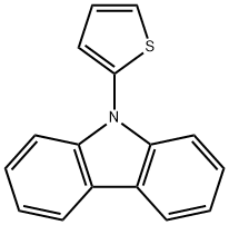 9H-Carbazole, 9-(2-thienyl)- Structure