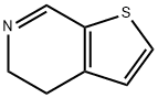 3,4-dihydrothieno<2,3-c>pyridine 化学構造式