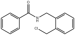 Benzamide, N-[[2-(chloromethyl)phenyl]methyl]- Structure
