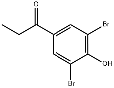 1-(3,5-Dibromo-4-hydroxyphenyl)-1-propanone 结构式