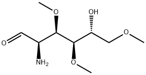 2-氨基-2-脱氧3,4,6-三 - O-甲基-D-葡萄糖, 28872-62-0, 结构式