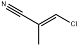 2-Propenenitrile, 3-chloro-2-methyl-, (E)- (9CI)