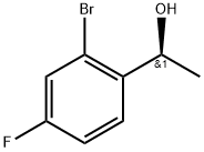 (1S)-1-(2-bromo-4-fluorophenyl)ethan-1-ol 结构式