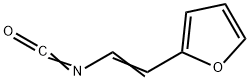 Furan, 2-(2-isocyanatoethenyl)- Structure