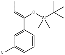 1-Chloro-3-[(1Z)-1-[[(1,1-dimethylethyl)dimethylsilyl]oxy]-1-propen-1-yl]-benzene