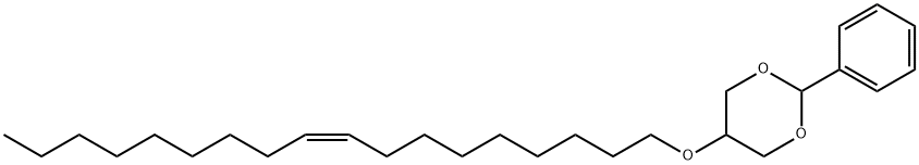 1,3-Dioxane, 5-[(9Z)-9-octadecen-1-yloxy]-2-phenyl- Structure