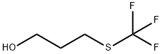 1-Propanol, 3-[(trifluoromethyl)thio]- 化学構造式