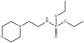 Phosphoramidic acid, [2-(4-morpholinyl)ethyl]-, diethyl ester (9CI) Struktur