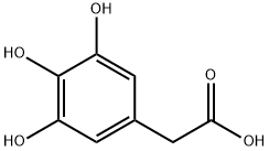 Benzeneacetic acid, 3,4,5-trihydroxy- Structure