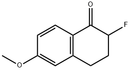 1(2H)-Naphthalenone, 2-fluoro-3,4-dihydro-6-methoxy- Struktur