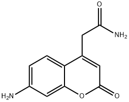 7-氨基-2-氧代-2H-1-苯并吡喃-4-乙酰胺,296236-23-2,结构式