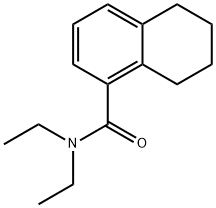 N,N-DIETHYL-5,6,7,8-TETRAHYDRONAPHTHALENE-1-CARBOXAMIDE,296281-84-0,结构式