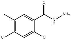 2,4-二氯-5-甲基苯甲酰肼,297139-67-4,结构式