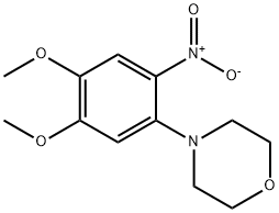 Morpholine, 4-(4,5-dimethoxy-2-nitrophenyl)- 结构式