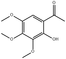 1-(2-Hydroxy-3,4,5-trimethoxyphenyl)ethanone Struktur