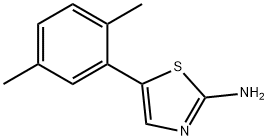 5-(2,5-二甲基苯基)噻唑-2-胺, 303099-16-3, 结构式