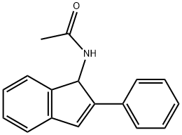N-(2-Phenyl-1H-inden-1-yl)acetamide Structure