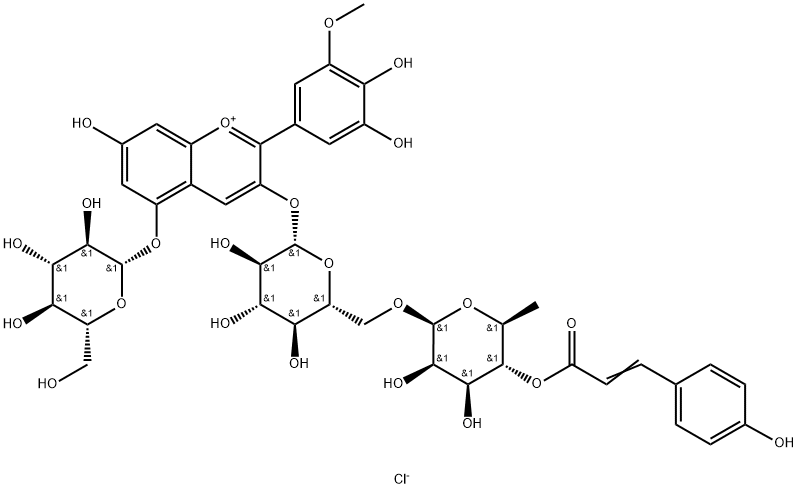 Petunidin 3-(p-coumaroylrutinoside)-5- glucoside|矮牵牛色素-3-O-[6''-O-(Z)对香豆酰芸香糖苷]-5-O-葡萄糖苷