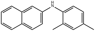 2-Naphthalenamine, N-(2,4-dimethylphenyl)- Structure