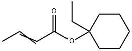 2-Butenoic acid, 1-ethylcyclohexyl ester Structure