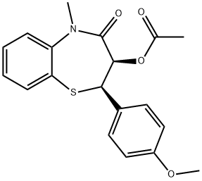 N-Destrimethylamine Diltiazem 化学構造式