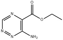 6-氨基-1,2,4-三嗪-5-羧酸乙酯 结构式