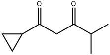 1,3-Pentanedione, 1-cyclopropyl-4-methyl- Struktur